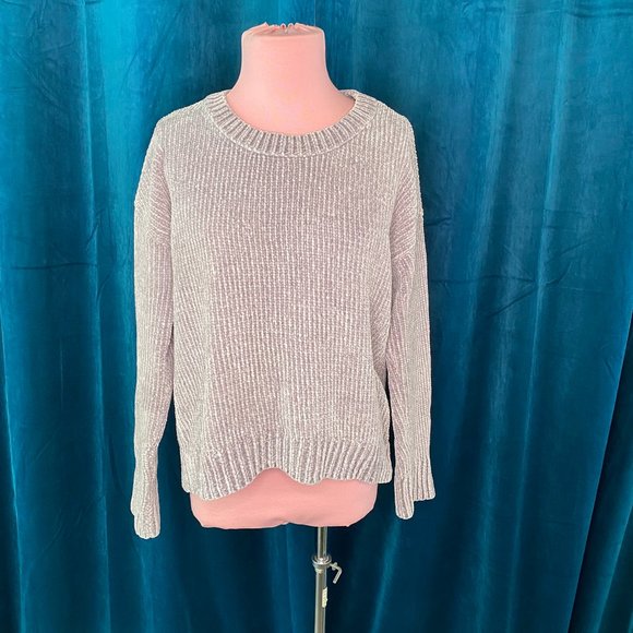 GAP Sweaters - Gap Ribbed Knit Crew Neck Sweater Gray